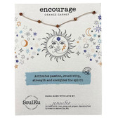 SoulKu Orange Garnet Celestial Necklace for Encourage