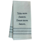 Dance More Dances Kitchen Dishtowel