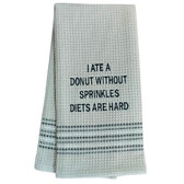 Diets Are Hard Kitchen Dishtowel