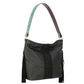 Trinity Ranch black hobo bag purse.  