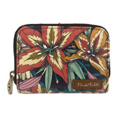 Frida Kahlo Tiger Lilies Zip Around Wallet