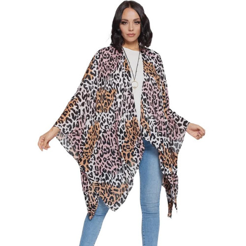 Mauve Animal Kimono main image 0