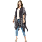 Floral Medallion Kimono Wrap