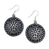 Anju Jewelry Silver Patina Earrings