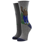 Hello Smokey Bear Outlands Crew Socks