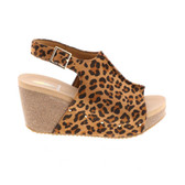 Volatile Footwear - Division Leopard print Wedge Sandal