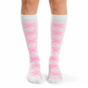 argyle socks light pink argyle socks light pink