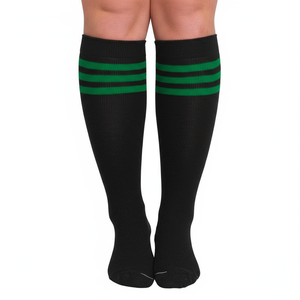 black tube socks with green stripes black tube socks with green stripes