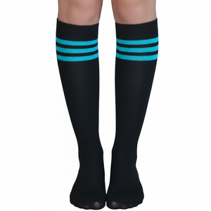 Classic Tube Socks Black/Teal Classic Tube Socks Black/Teal