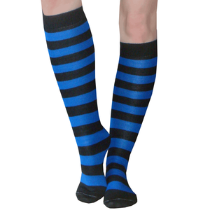 Striped Socks Black/Royal Blue Striped Socks Black/Royal Blue