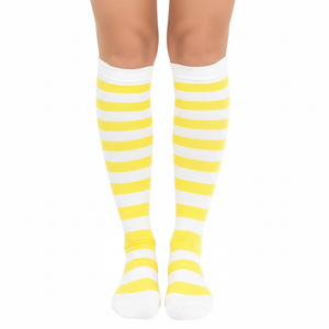 Striped Socks White/Yellow Striped Socks White/Yellow