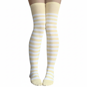 Thigh Highs Dandelion/White Thigh Highs Dandelion/White