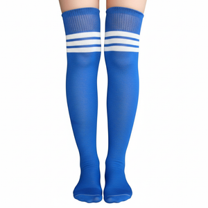 Thigh Highs Royal Blue/White Thigh Highs Royal Blue/White