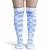 argyle socks light blue