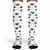 black paw print socks