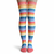 Thigh High Socks Tropical Rainbow Striped