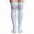 Thigh Highs White/Light Purple