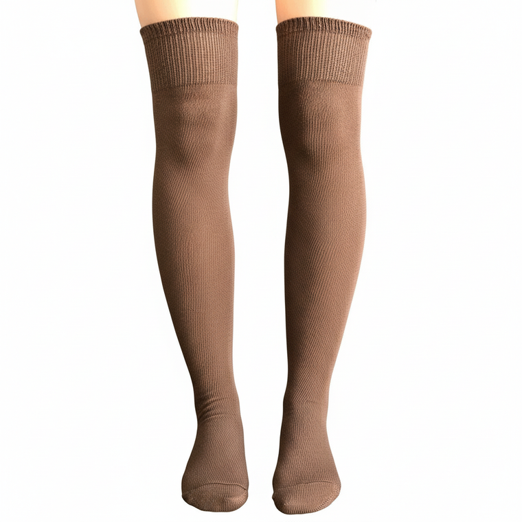 Thigh Highs Brown