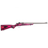 KSA CRICKETT PINK/BLK LAMINATED 22LR 16.1 SS