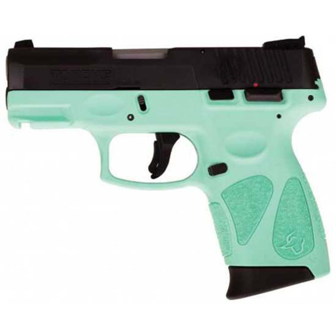 TAU G2C 9MM 3.2" BLK SLIDE CYAN FRAME 2 12RD