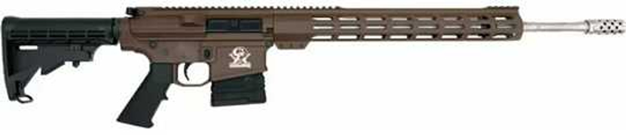 GLFA AR-10 6.5CREED 20" BUCK BROWN/SS 10RD