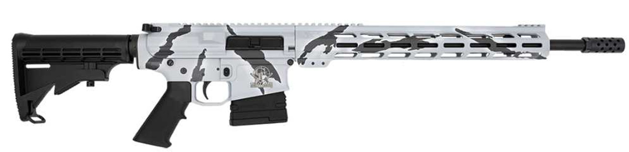 GLFA AR-10 308WIN 18" PURSUIT SNOW CAMO 10RD