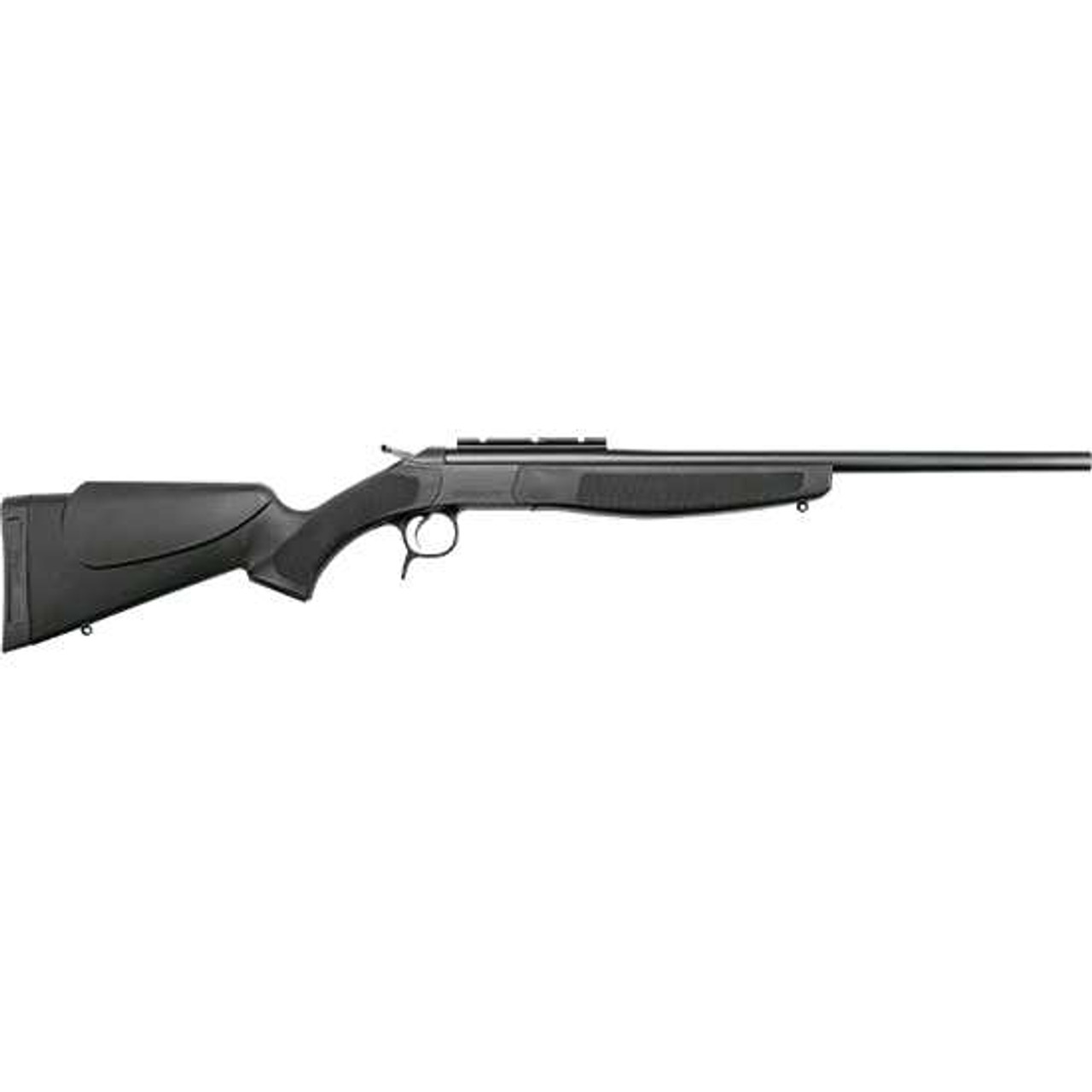 CVA SCOUT COMPACT 20" 243WIN BLU/BLK W/ RAIL