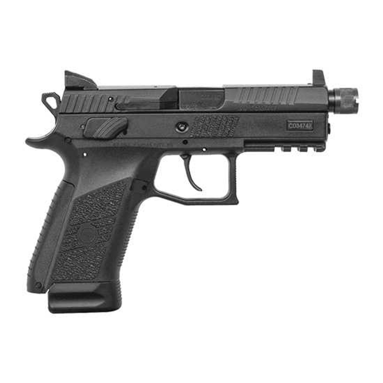 CZ P0-7 SUPPRESSOR READY 9MM 4.36" HFS 17RD