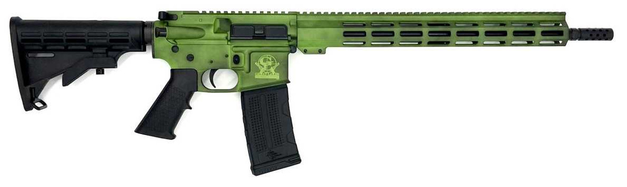 GLFA AR-15 223WYL 16 BATTLEWORN LIME 30RD