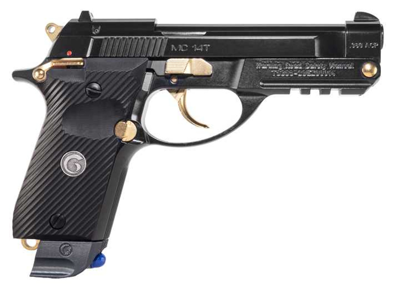 EAA GIRSAN MC14T 380ACP SOLUTION GOLD/BLK TIPUP