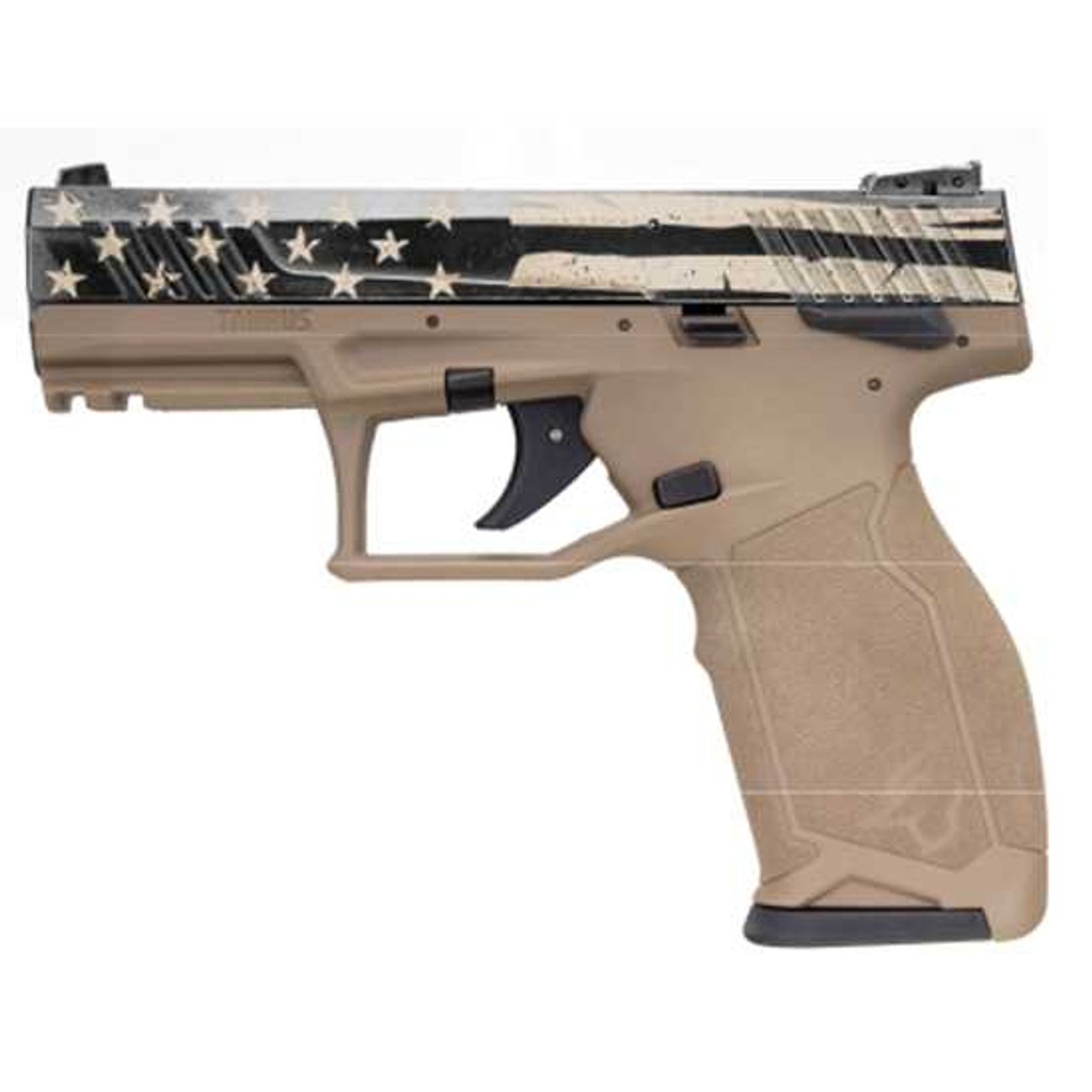 TAU TX22 22LR 4 2-10RD BLK/US FLAG DISTRESSED