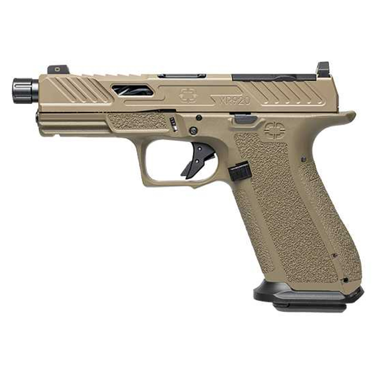 SHAS XR920 9MM 5.5 FDE ELITE OPTIC READY THRD