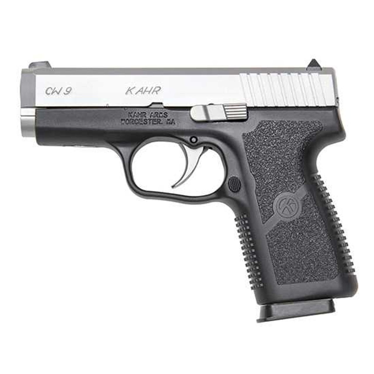 KAHR CW9 9MM 3.5 SS BLK POLY FRAME (1) 7RD - KA CW90G93