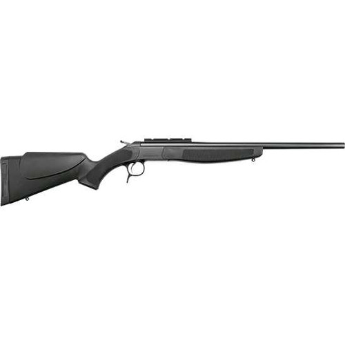 CVA SCOUT COMPACT 20" 243WIN BLU/BLK W/ RAIL