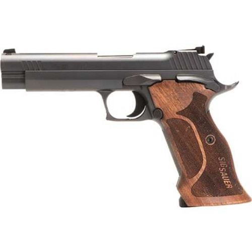 SIG P210 9MM TARGET (2) 8RD WALNUT GRIPS