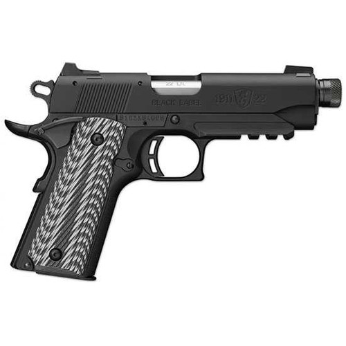 BRO 1911-22 SUPPRESSOR READY 22LR 4.25 TB BLK