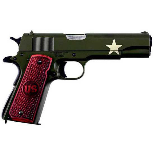 AO 1911 45ACP 5" TANKER STAR US LOGO GRIP ODG 7R