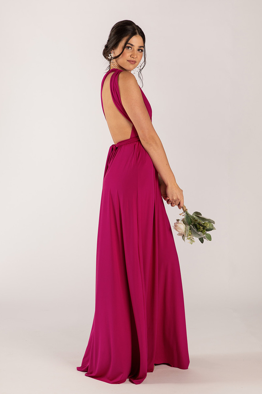 Fuchsia Infinity Dress - Long Fuchsia Convertible Dress