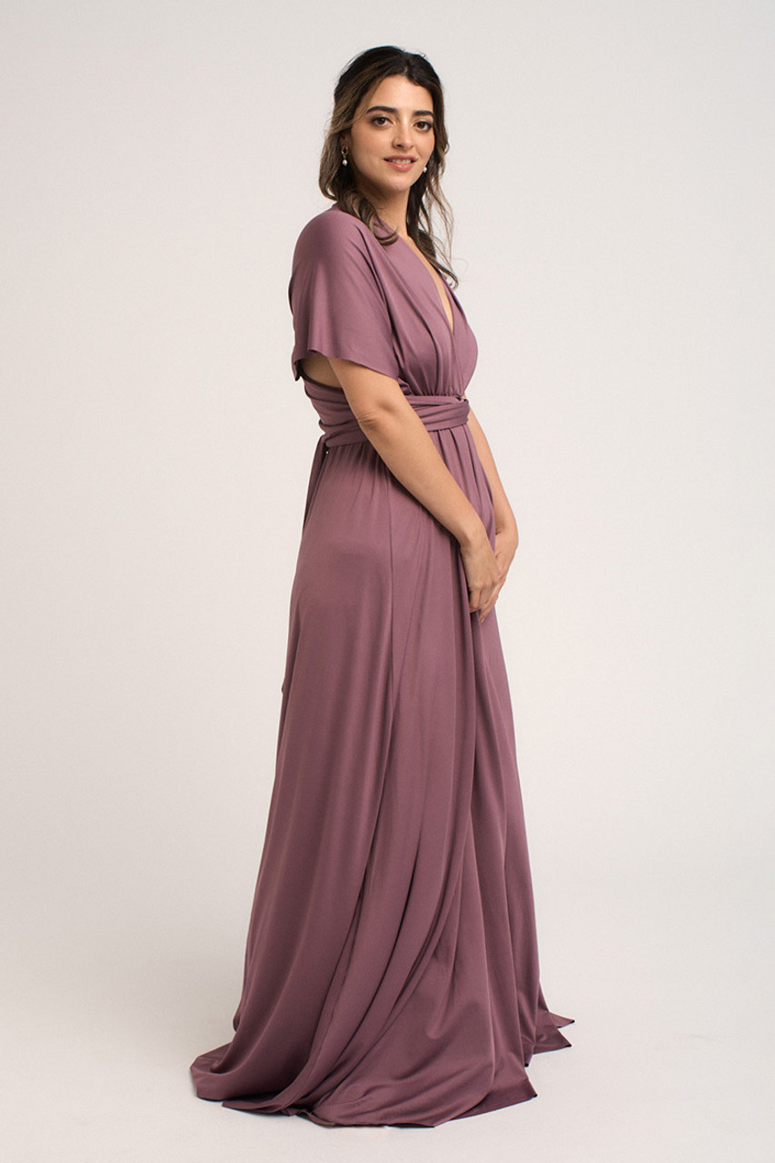 Classic Multiway Infinity Dress in Dusty Orchid For Sale