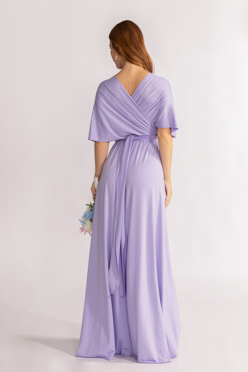 Wrap Dress Multiway Formal Dress Purple Multi Way Wrap Maxi Dress