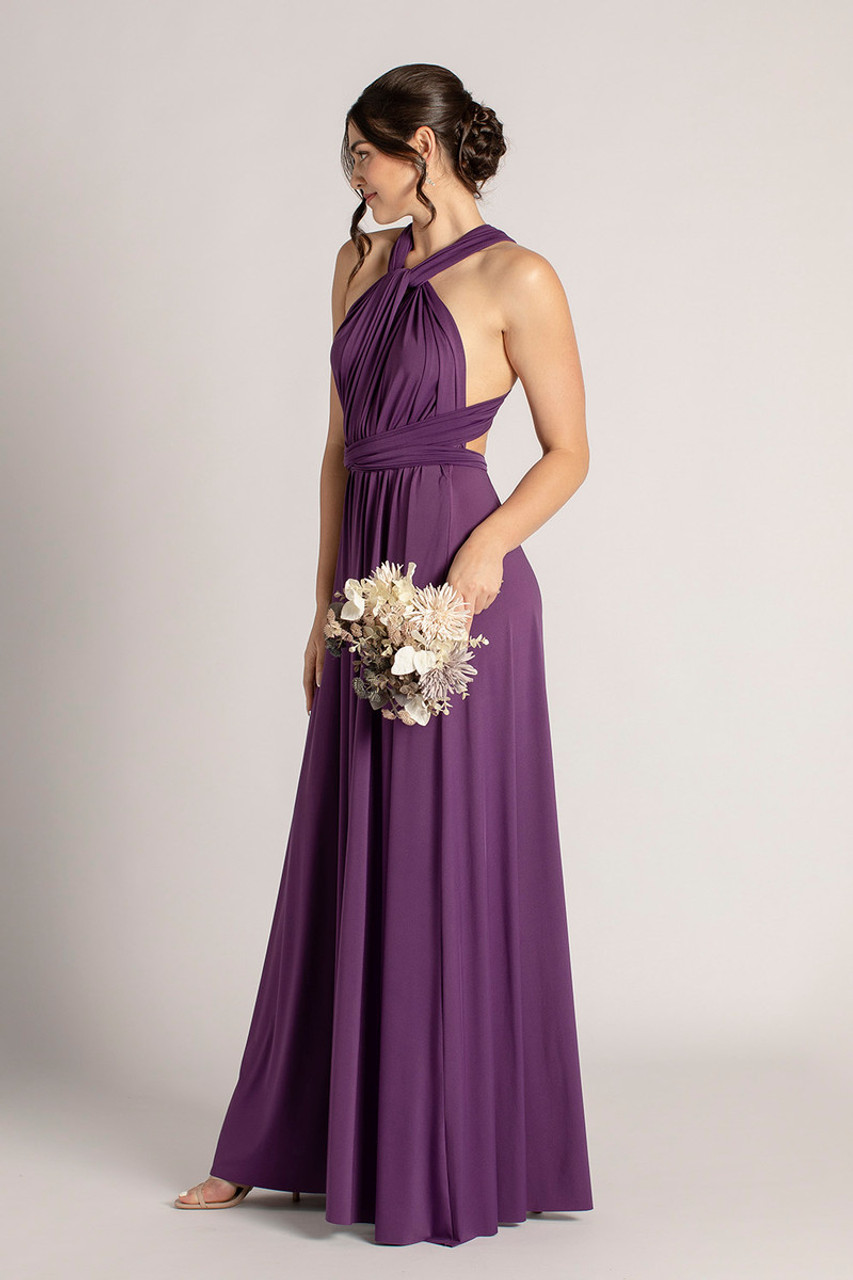 Dark Purple Infinity Dresses for Bridesmaids