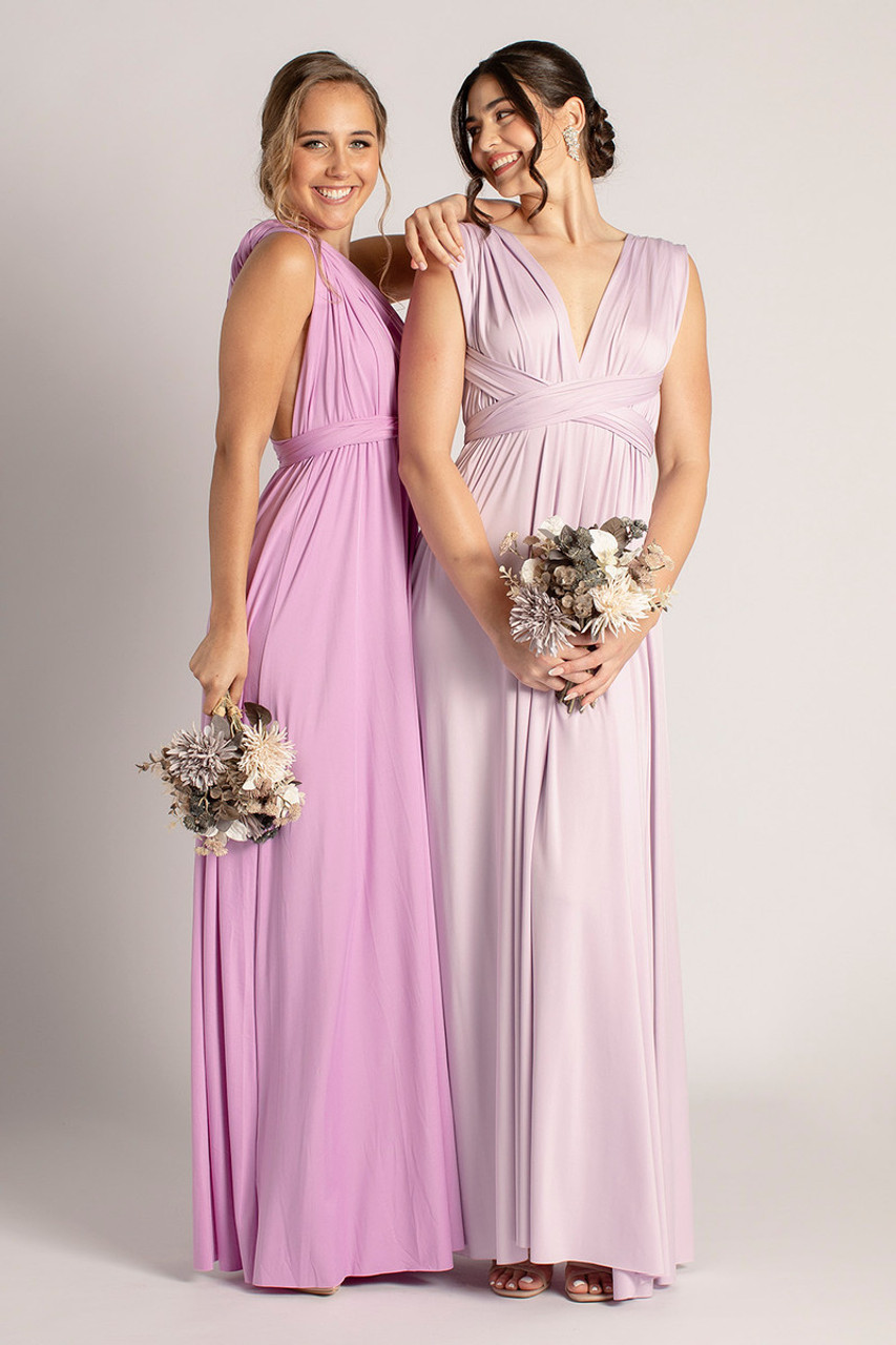 Purple multiway hot sale bridesmaid dress