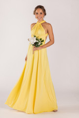 Classic Multiway Infinity Dress in Pastel Yellow