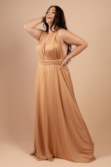 Classic Multiway Infinity Dress in Gold Rush