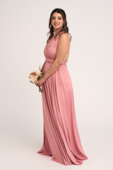 Classic Multiway Infinity Dress in Dusty Rose