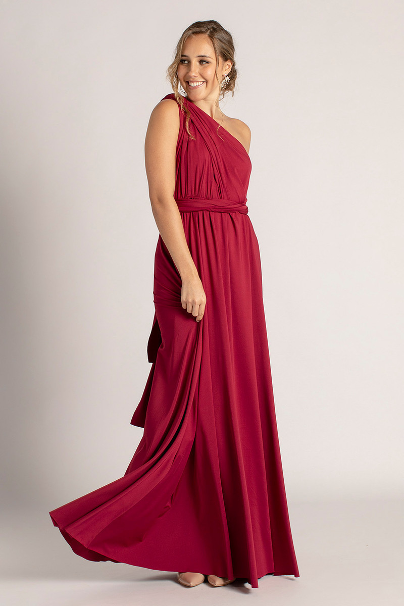 multiway bridesmaid dress burgundy 2026 Buy