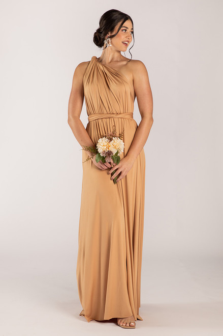 Classic Multiway Infinity Dress in Gold Rush
