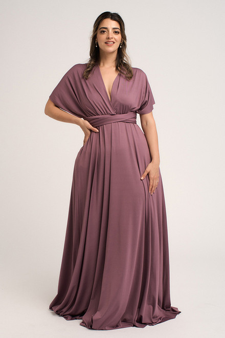 MAUVE Bridesmaid Dress/ CUSTOM Lengths/ Convertible Dress / Infinity Dress/  Multiway Dress/ Multi Wrap Dress / Plus Size / Petite / -  Canada