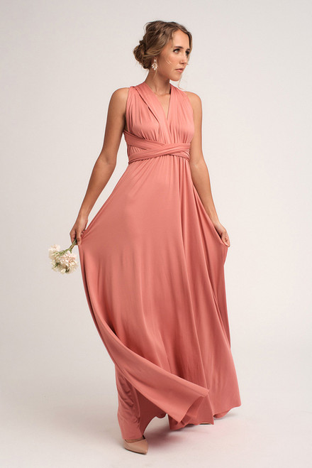 Classic Multiway Infinity Dress in Rose