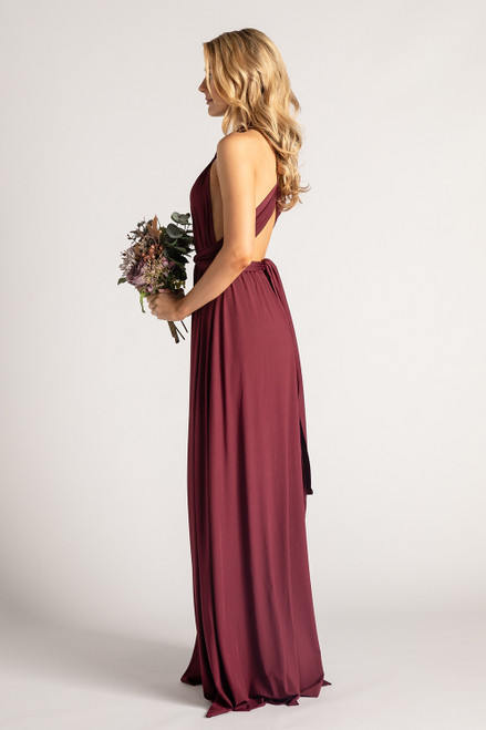 multiway bridesmaid dress burgundy 2026 Buy
